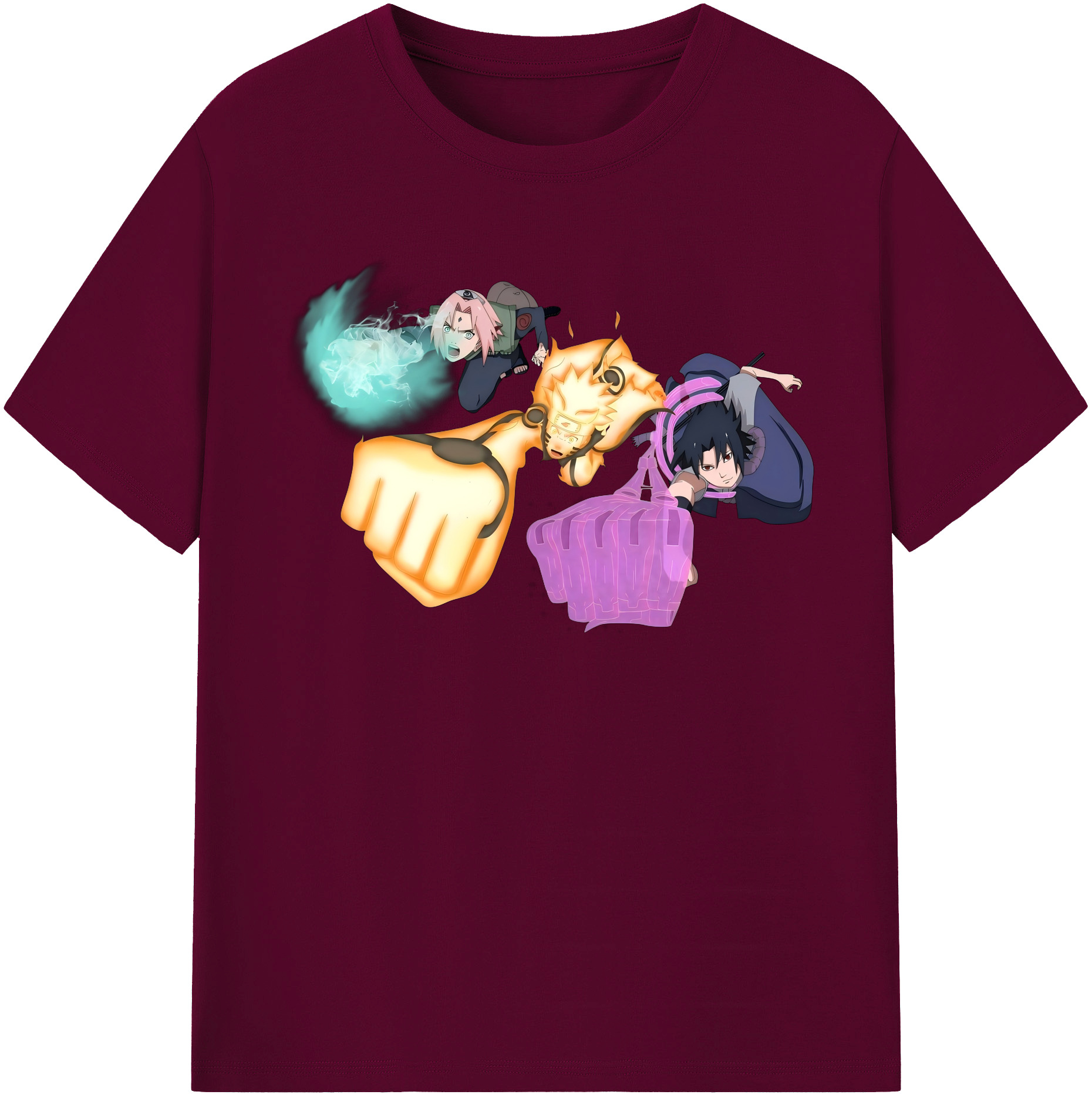 （画像用） NARUTO -ナルト- うずまき ナルト Uzumaki Naruto レディースカジュアルプリントTシャツ（綿100％）